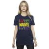 Marvel Womens/Ladies Spider-Man Pop Art Cotton Boyfriend T-Shirt