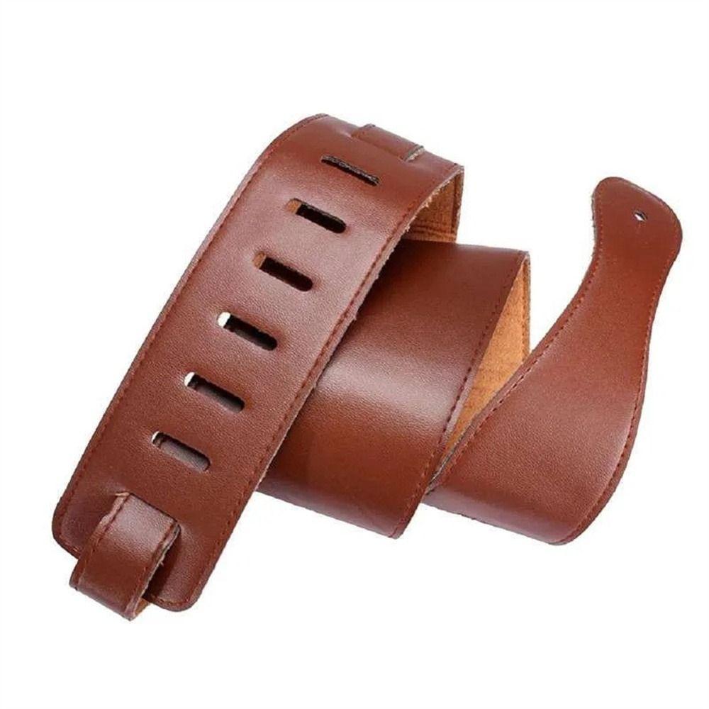 Thick Guitar Shoulder Strap PU Leather Guitar Belt Bass Guitar Strap  Guitar Accessories