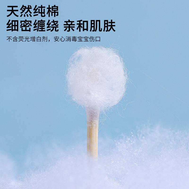 Round Head Makeup Remover, Cleaning And Hygiene Wooden Sticks 30 Pcs Beauty And Skin Care Disposable Double-Ended Cotton Swabs, Ear Cotton Swabs