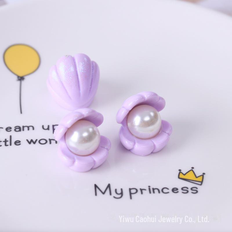 Ocean Pearl Shell Resin Jewelry DIY Keychain & Phone Chain Accessories