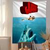 JAWS Movie Colorful Tapestry Wall Hanging Bohemian Wall Tapestries Mandala Wall Art Decor