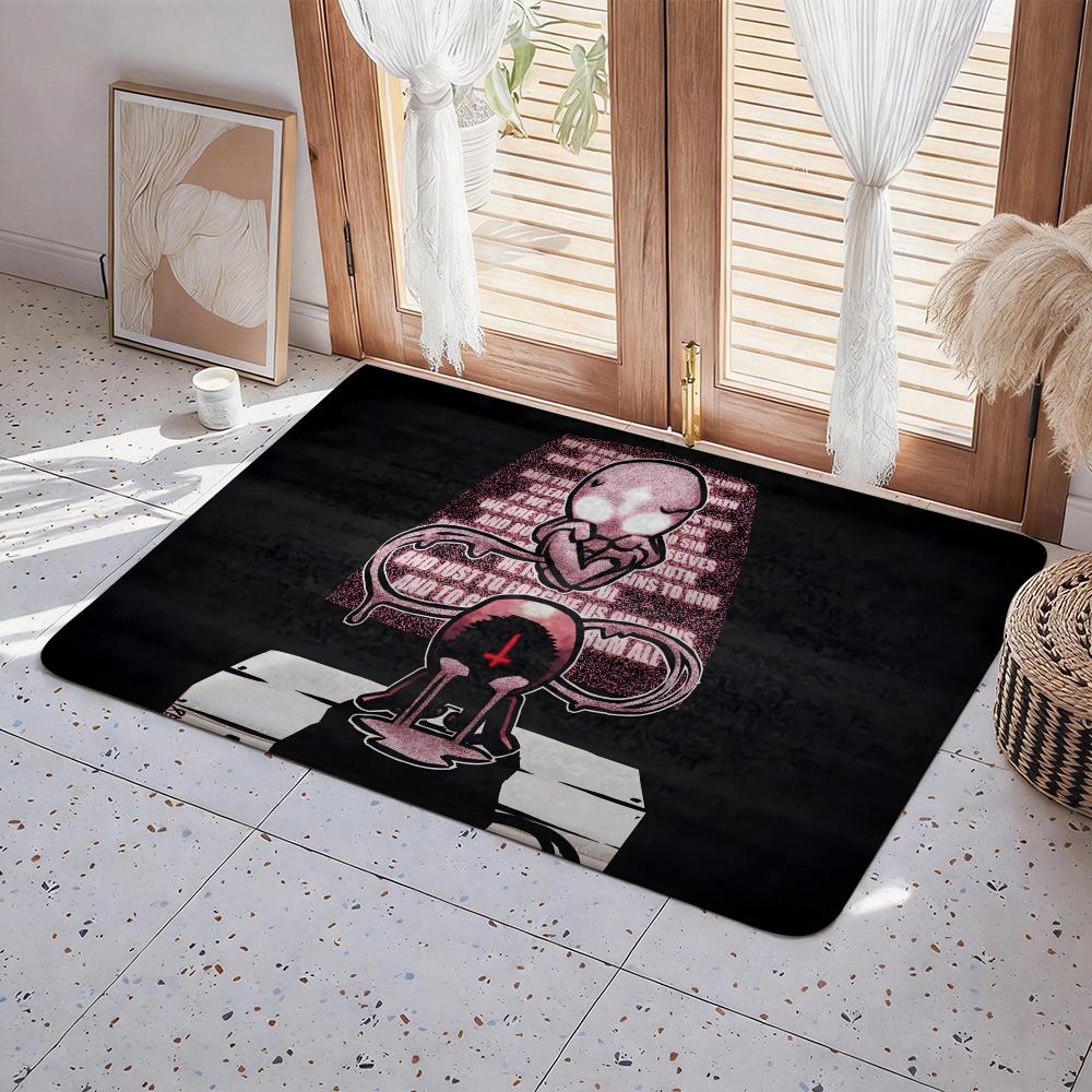 Tappetino da gioco The Binding of Isaac Tappetino ecologico in flanella Tappetino per porta antiscivolo inodore Tappeto per pavimenti interni Morbido tappeto corto in peluche per la casa