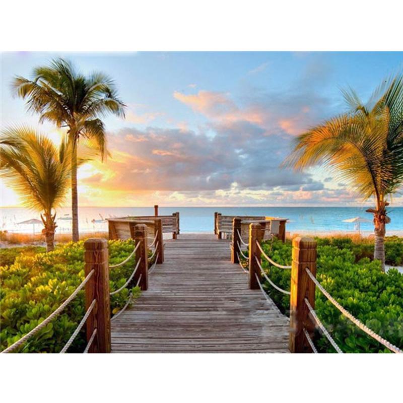 Waterfall DIY 5D Diamond Painting Full Round Mosaic Resin Landscape Diamont Embroidery Cross Stitch Kits Home Decor Gift