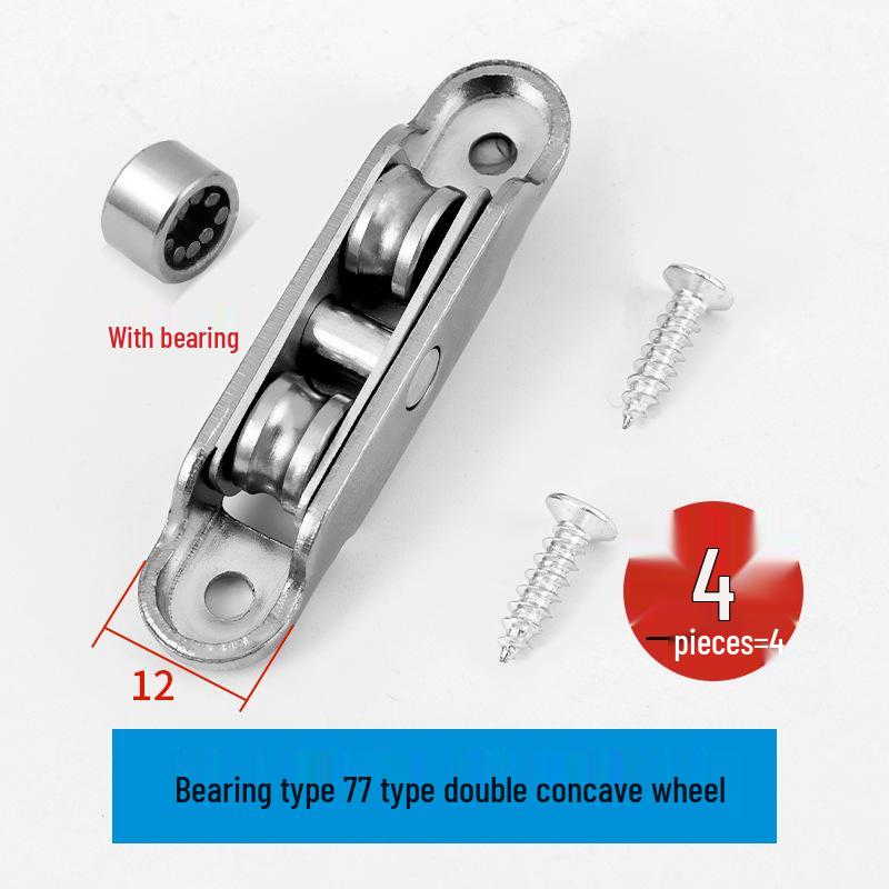 Aluminum Alloy Small Pulley Wheel for Sliding Doors and Windows