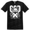 God Is Good Bear Graphic T Shirt for Men Cute Tee Black and White Art