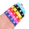 6pcs/lot Color Silicone Sports Bracelets Halloween Skull Style for Party Jewelry Gifts Teens Unisex Fitness Wristbands Wholesale