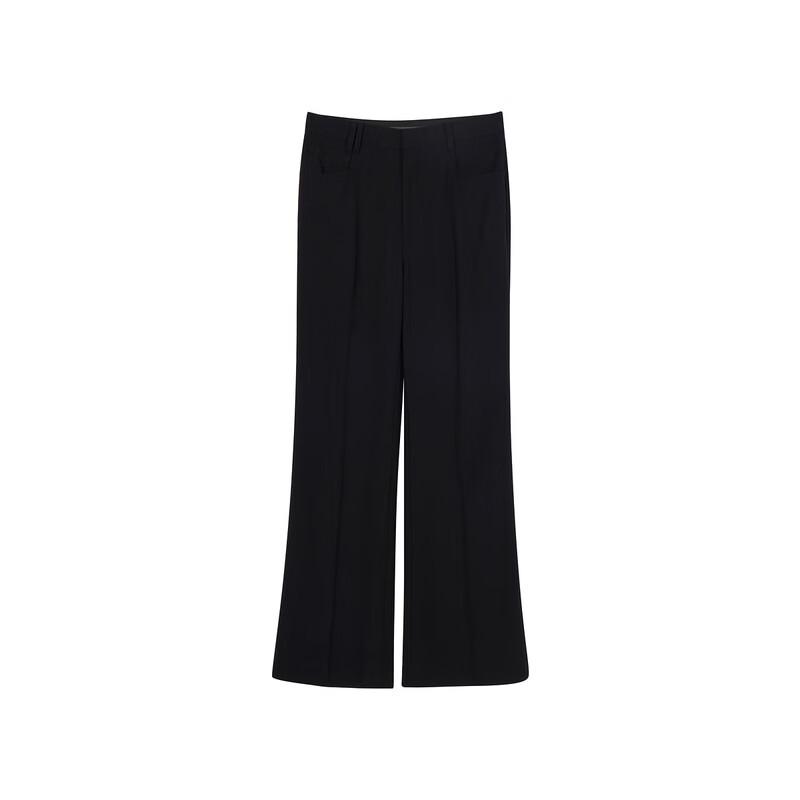 Less 2024 Autumn Merino Wool Flare Trousers