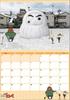 Kamiusagi Rope 2026 Wall Calendar CL26-0123