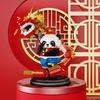 Non-Toxic Happy New Year Kids Toys Panda Building Blocks Micro Blocks Dragon Lion Dance Chinese Style Decorations Gifts Sets