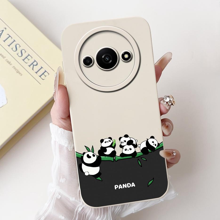 For Xiaomi Redmi A3 Case PocoC61 Cute Funny Cartoon Cover Shockproof Phone Case For Xiaomi Poco C61 C 61 RedmiA3 Soft TPU Fundas