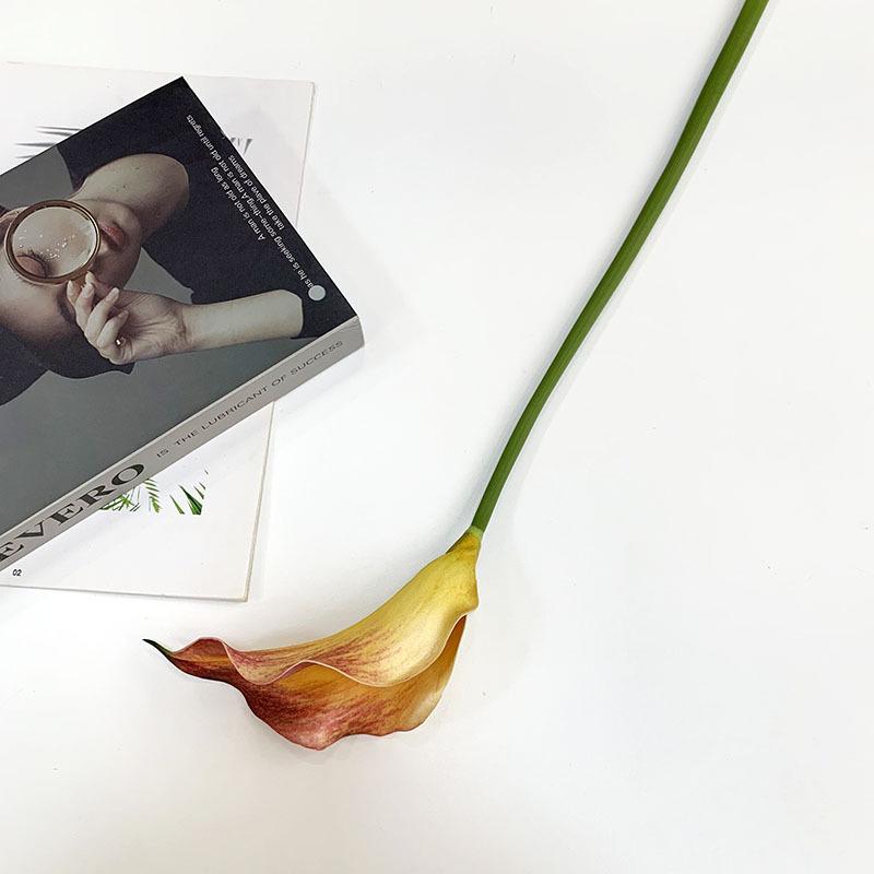 EVA Calla Lily Faux Flower Single Stem for Wedding Decor & Floral Arrangements