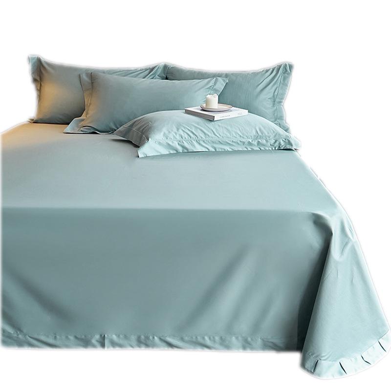 A-Class 50x50 Double-Strand Long-Staple Cotton Sateen Single Bed Sheet, Custom Sizes Available.