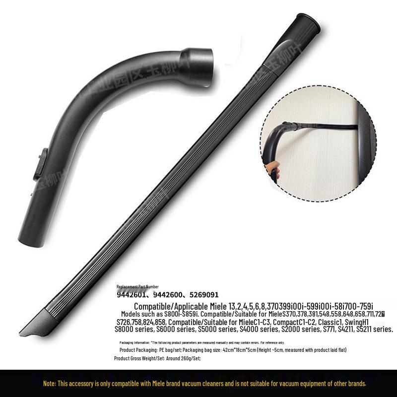 Compatible Miele Vacuum Cleaner Floor Brush Nozzle for S1/S2/S4/S5/S6/S8 Models
