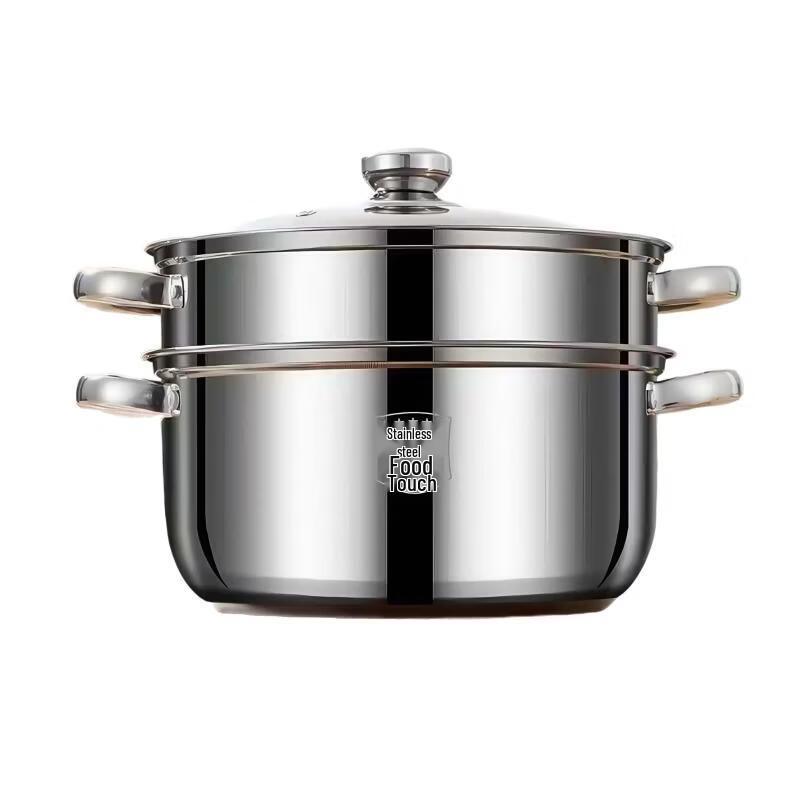 

ZISIZ 22cm Stainless Steel Steamer Pot