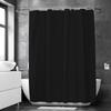 Black PEVA Thickened Waterproof Solid Color Shower Curtain