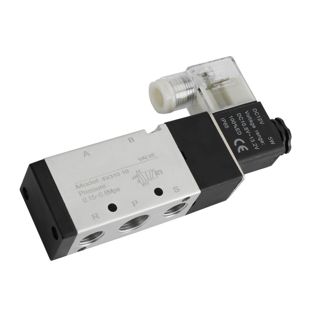 4V310-10 5/2-Wege PT3/8" DC 12V Pneumatisches Elektrisches Magnetluftventil