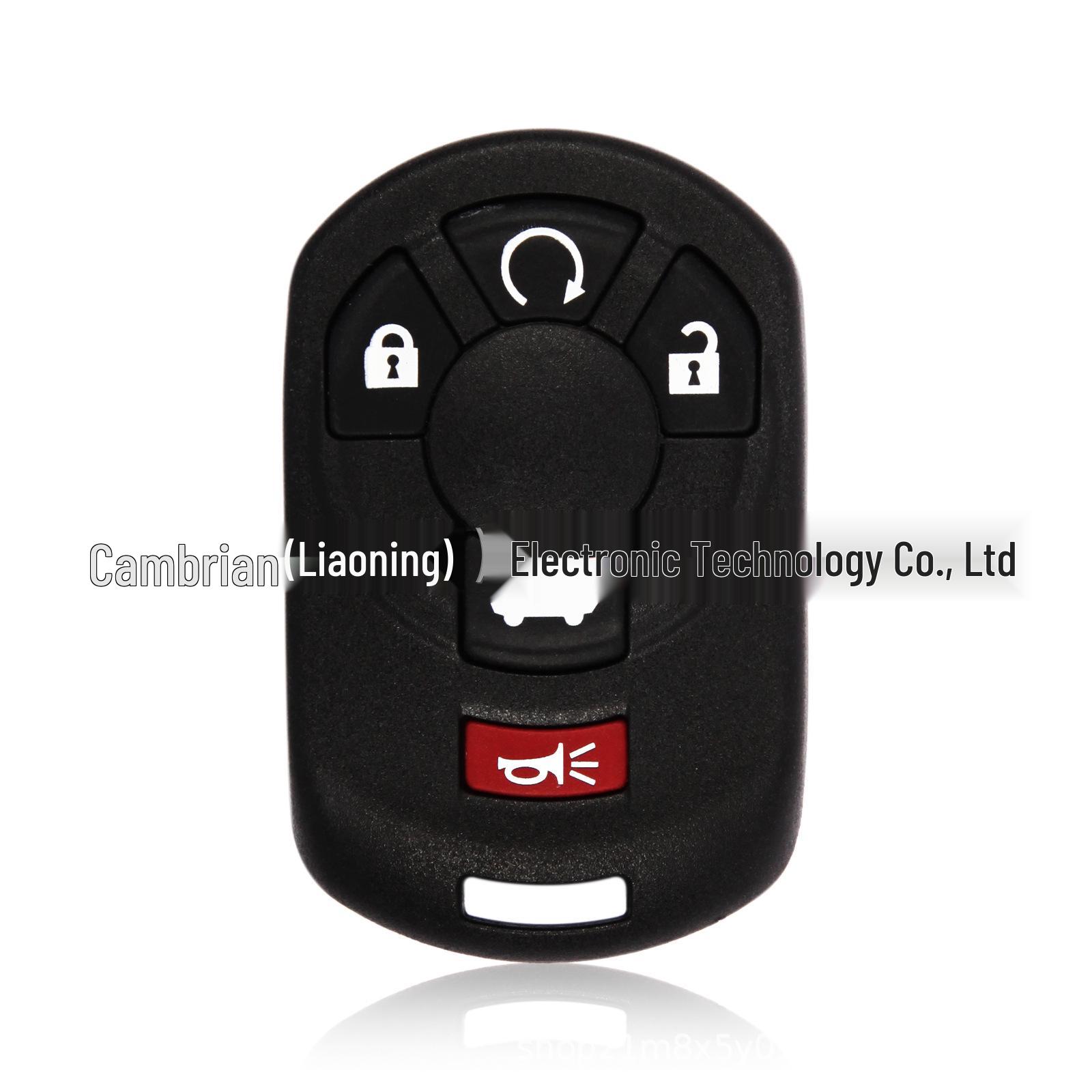 

Compatible 5-Button Cadillac STS Key Remote M3N65981403 5.4*4.2*1.4 cm чёрный