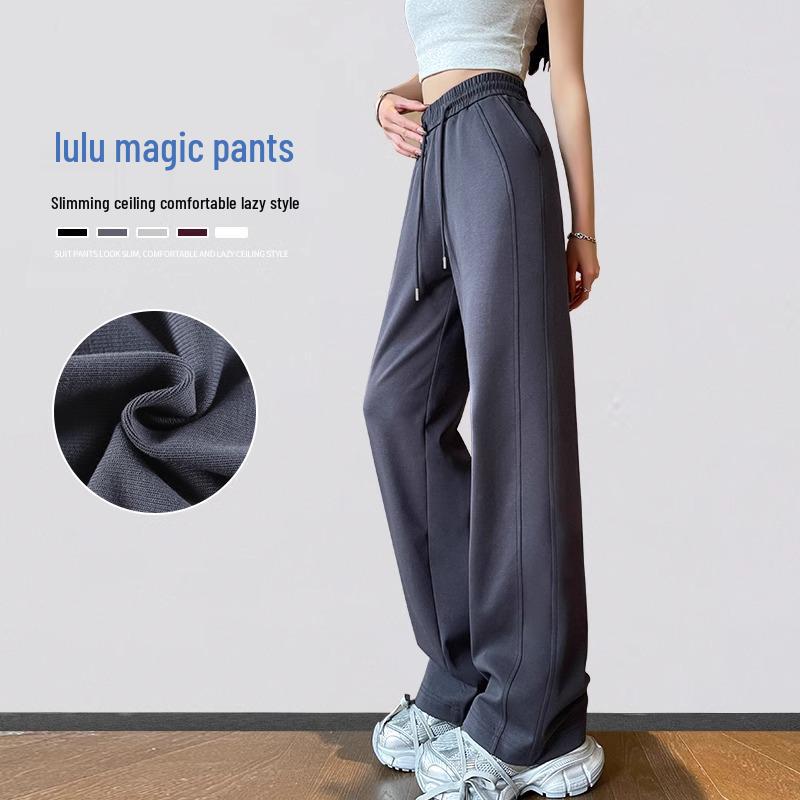 

Женские спортивные штаны Sycamore с высокой посадкой: Узкие, Широкие, Прямого кроя, Повседневные и Тонкие для Весны/Осени 2025 S fits 85-100 jin