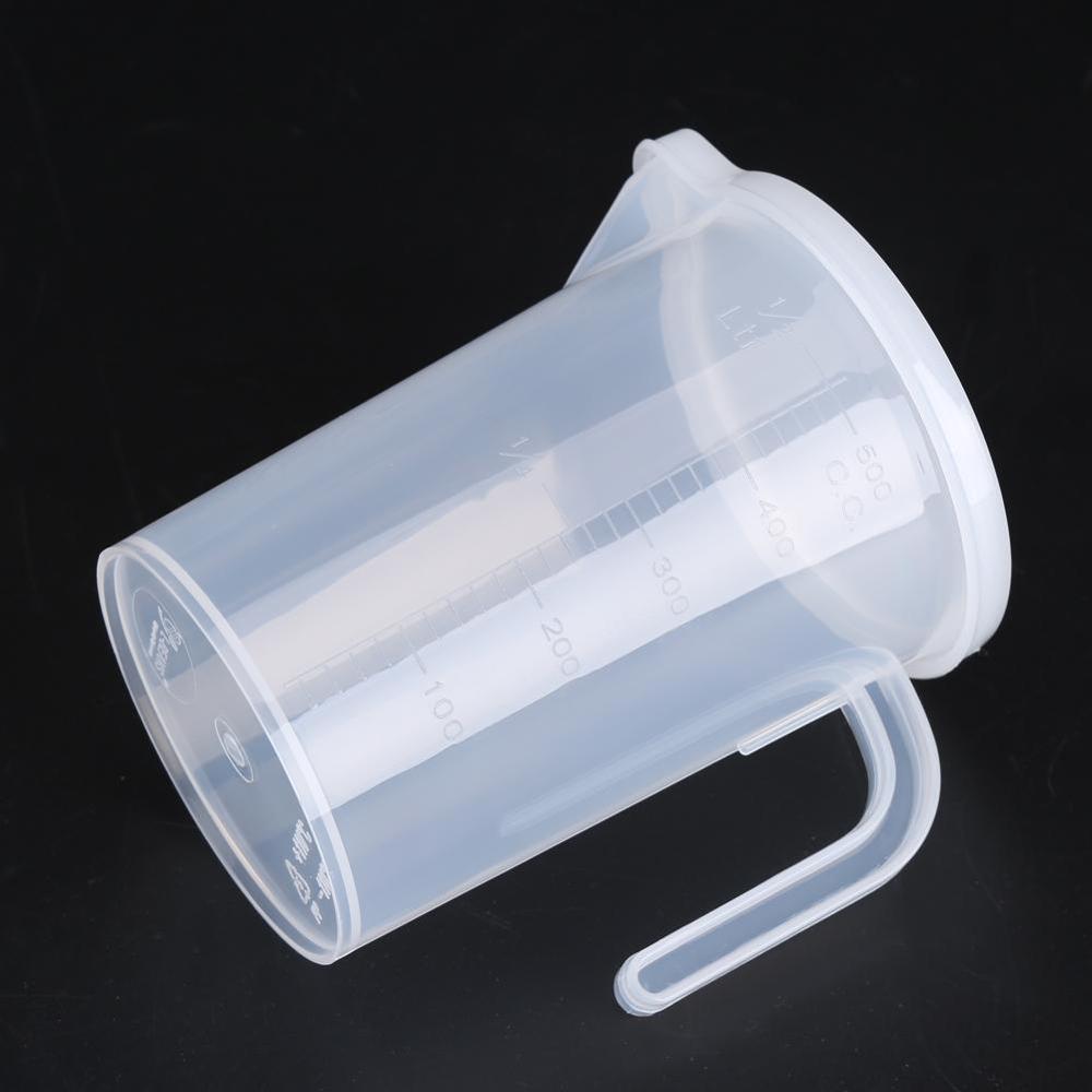 500-1000ml Kitchen Measuring Cup Clear Plastic Measuring Cup Cups With Lid Kitchen Liquid Measure Cup Container