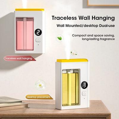 Wandmontage Mini Ätherischer Öl Diffusor Einstellbar Tragbar Aromatherapie Luftreiniger Desodorierer
