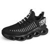 Herbst neue Sportschuhe Herren atmungsaktive Fly-Woven Herrenschuhe Twist-Sohle hohle dicke Sohle Übergröße Freizeitschuhe