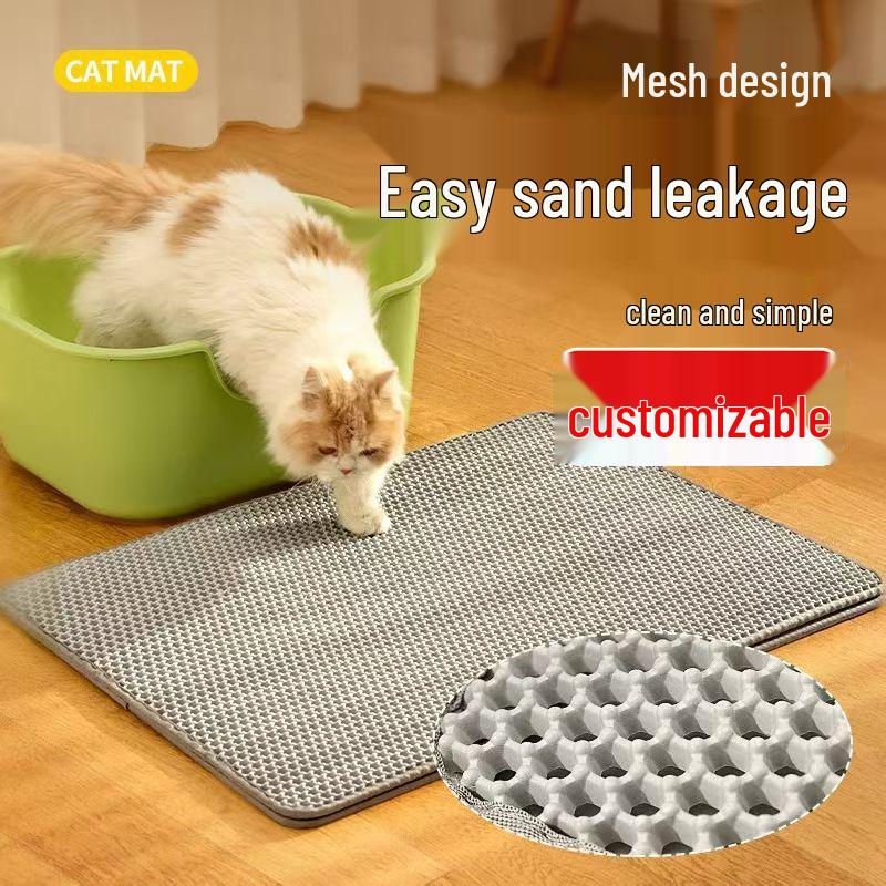 Wodoodporna mata pod kuwetę dla kota i podkładka do spania z podwójnej warstwy EVA
