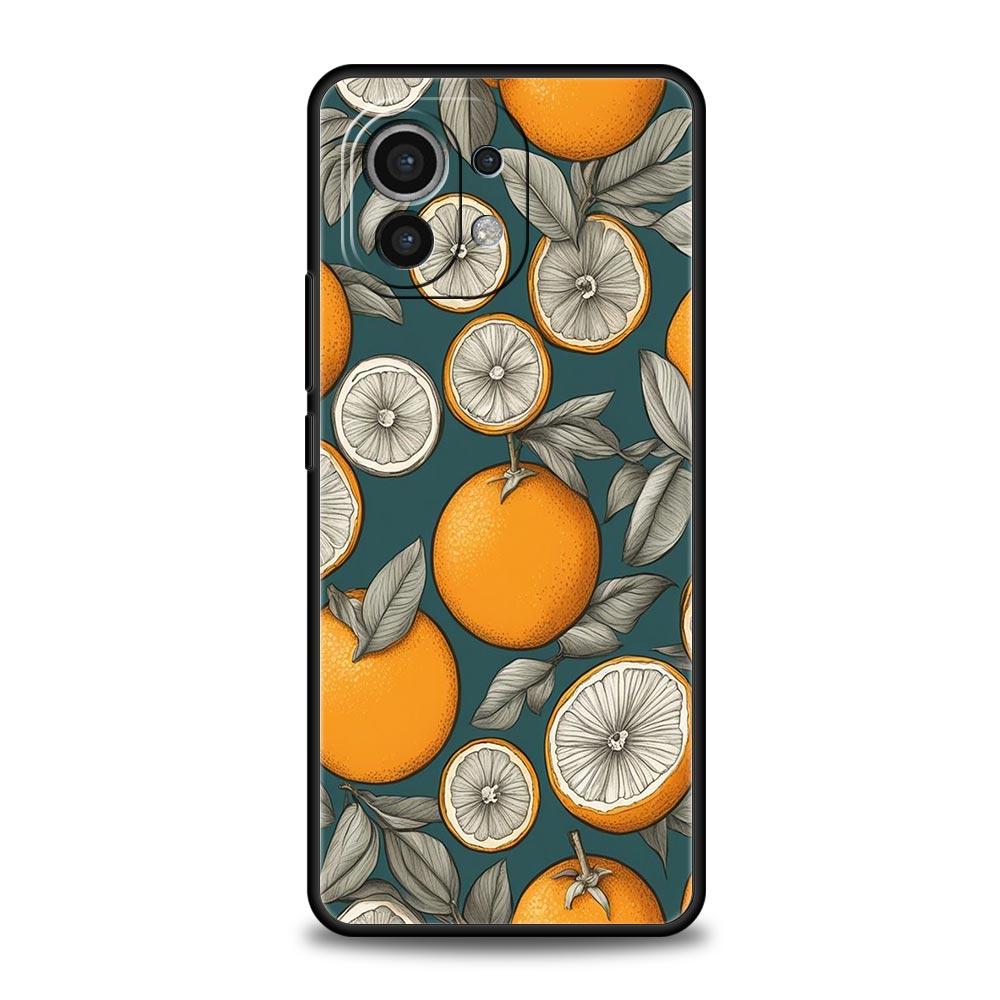 Summer Fresh Fruit Lemon Print Phone Case Cover for Xiaomi Mi 17 Pro Max 15 14 13 12 11 Ultra 15T 14T 13T 12T Pro Lite Soft TPU