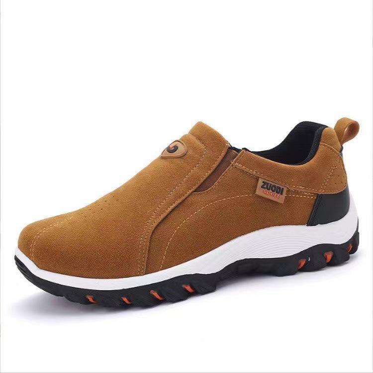 Men's Large Outdoor Casual Shoes - Spring & Autumn Fashionable Round-Toe Sneakers