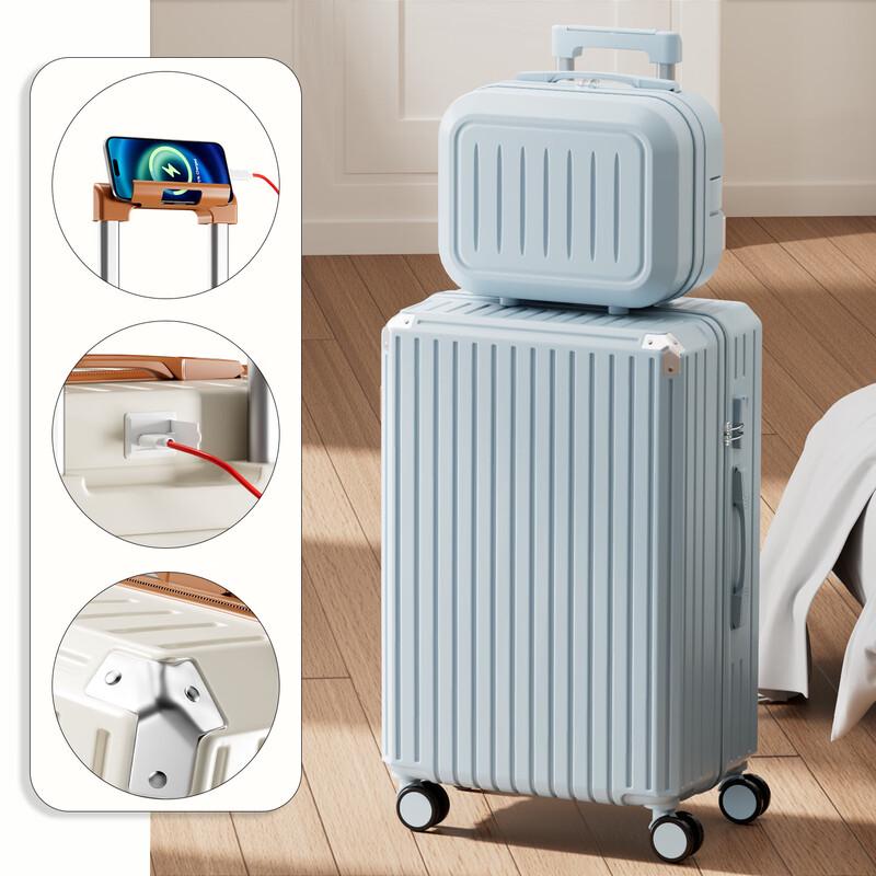 Premium Zipper Travel Luggage Set 26 inch