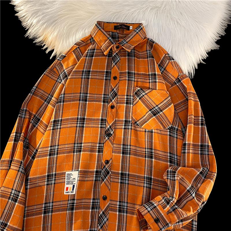 Spring And Autumn Long-sleeved Loose Casual Bottoming Shirt Couples Versatile Jacket