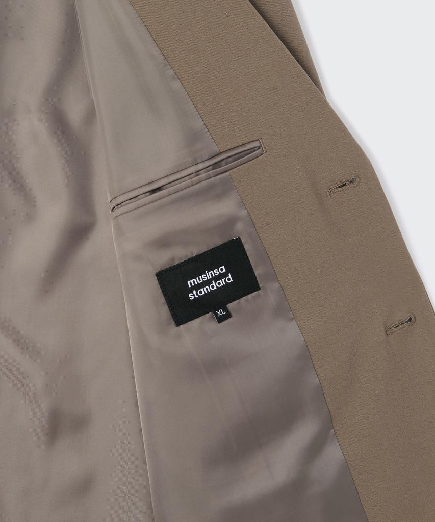 Musinsa Standard Oversized 3-Button Blazer [Dusty Beige]