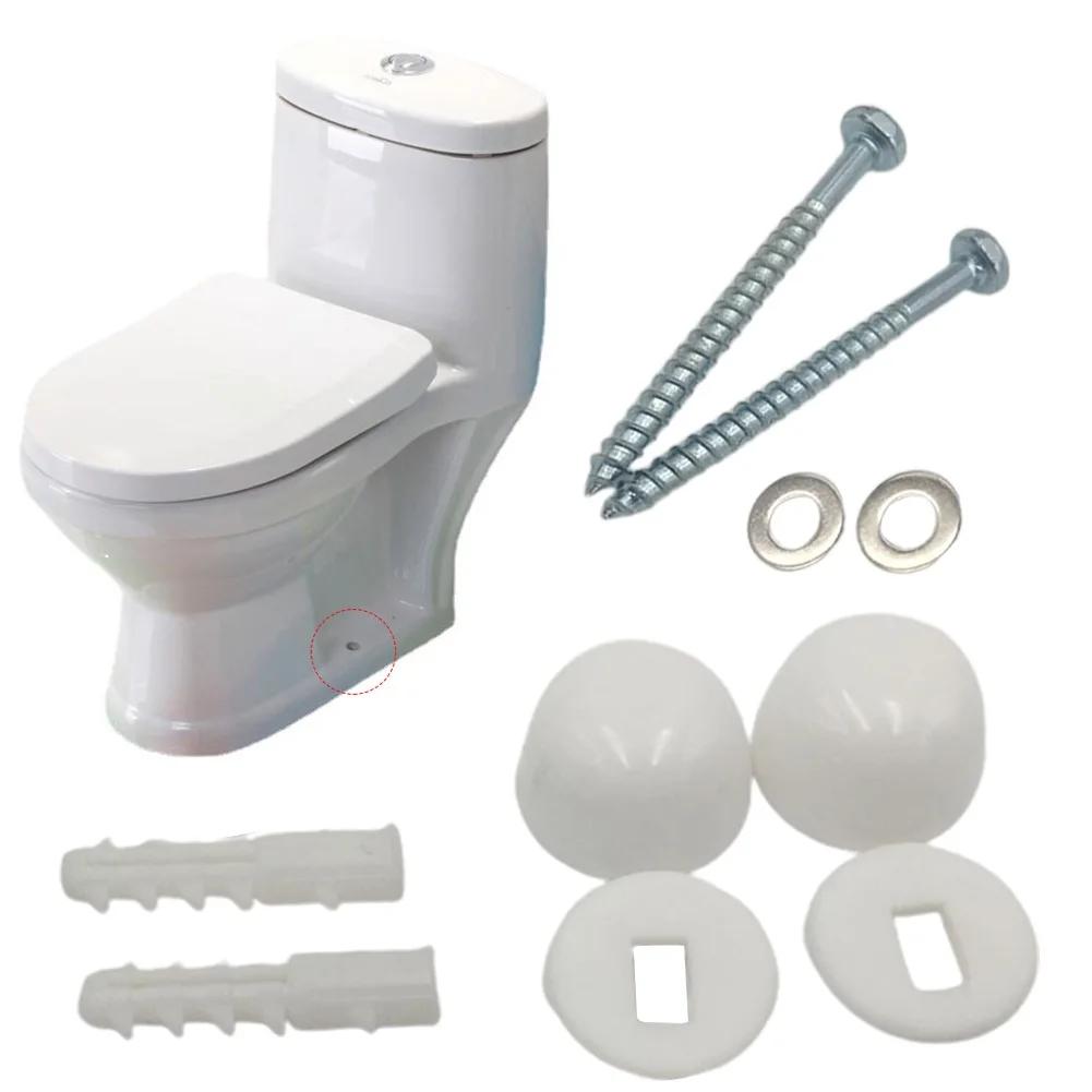Mounting Screws Semi Pedestal Basins White Anchor Bidet Bolts Fitting Fixing Kit For Toilet Foot Plastic + Iron