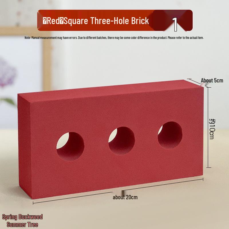 Kindergarten EVA Foam Building Blocks for Kids - Red Brick Set