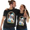 Positiv bleiben Haiangriff Ozean Lustiges Geburtstagsgeschenk Unisex T-Shirt Top #E