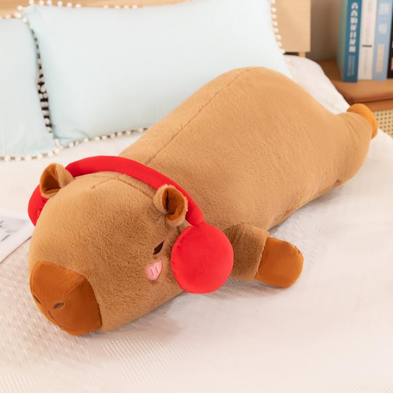 Soft Capybara Plush Toy With Durable Pp Cotton Children Room Decor Gift Doll