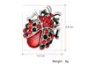 Unique Insect Rhinestone Breastpin Elegant Jewellery Refined Brooches Christmas Gifts for Women Girls