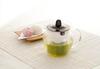Iwaki Glass Teapot Microwave Pot Tea Pot Teapot Black 480ml Heat-resistant K853T-BK