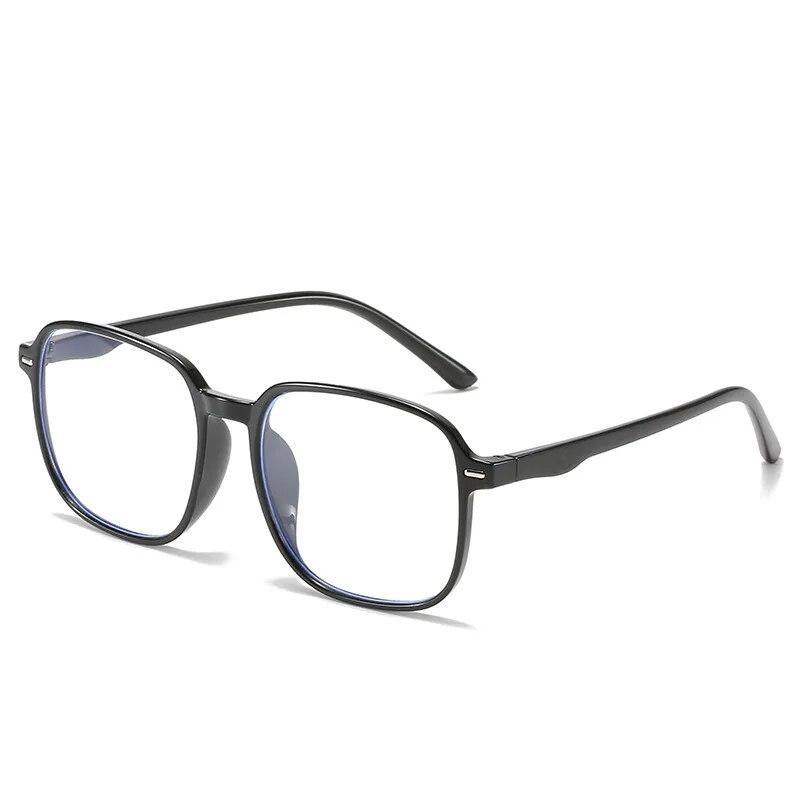 

High Quality Unisex Square Plain Optical Glasses Anti Blue Light Computer Eyewear for Myopia Nearsighted Anti blue light