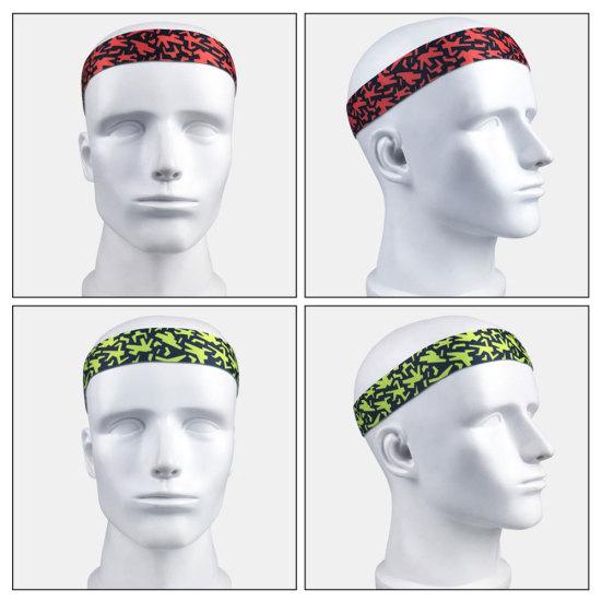 Fashion Sweat Absorbent Breathable Gym Yoga Unisex Hair Band Sports Headband