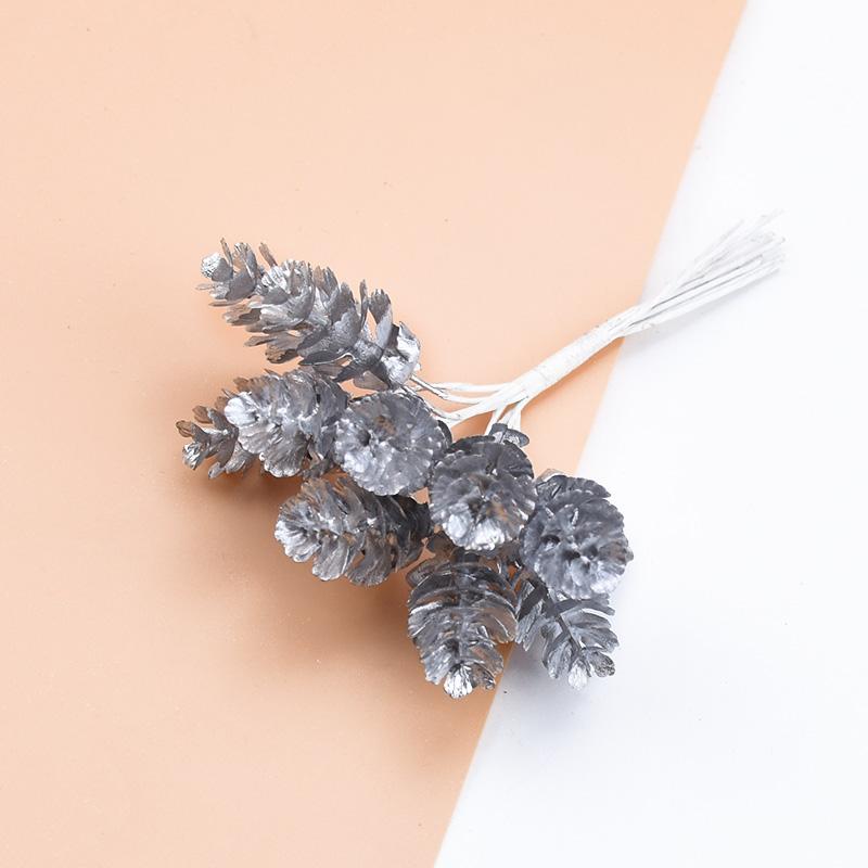 10 STÜCKE MINI Tannenzapfen Weihnachtsdekorative Künstliche Pflanzen Hochzeit Heimdekor Brautzubehör Ausverkauf Haushaltsprodukte