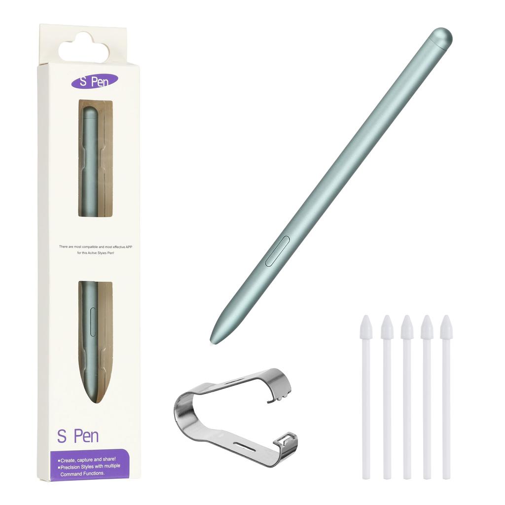 עבור סדרות Samsung Galaxy Tab S10/Tab S9 עט סטיילוס רגיש ללחץ עם 5 קצוות עט (ללא לוגו)