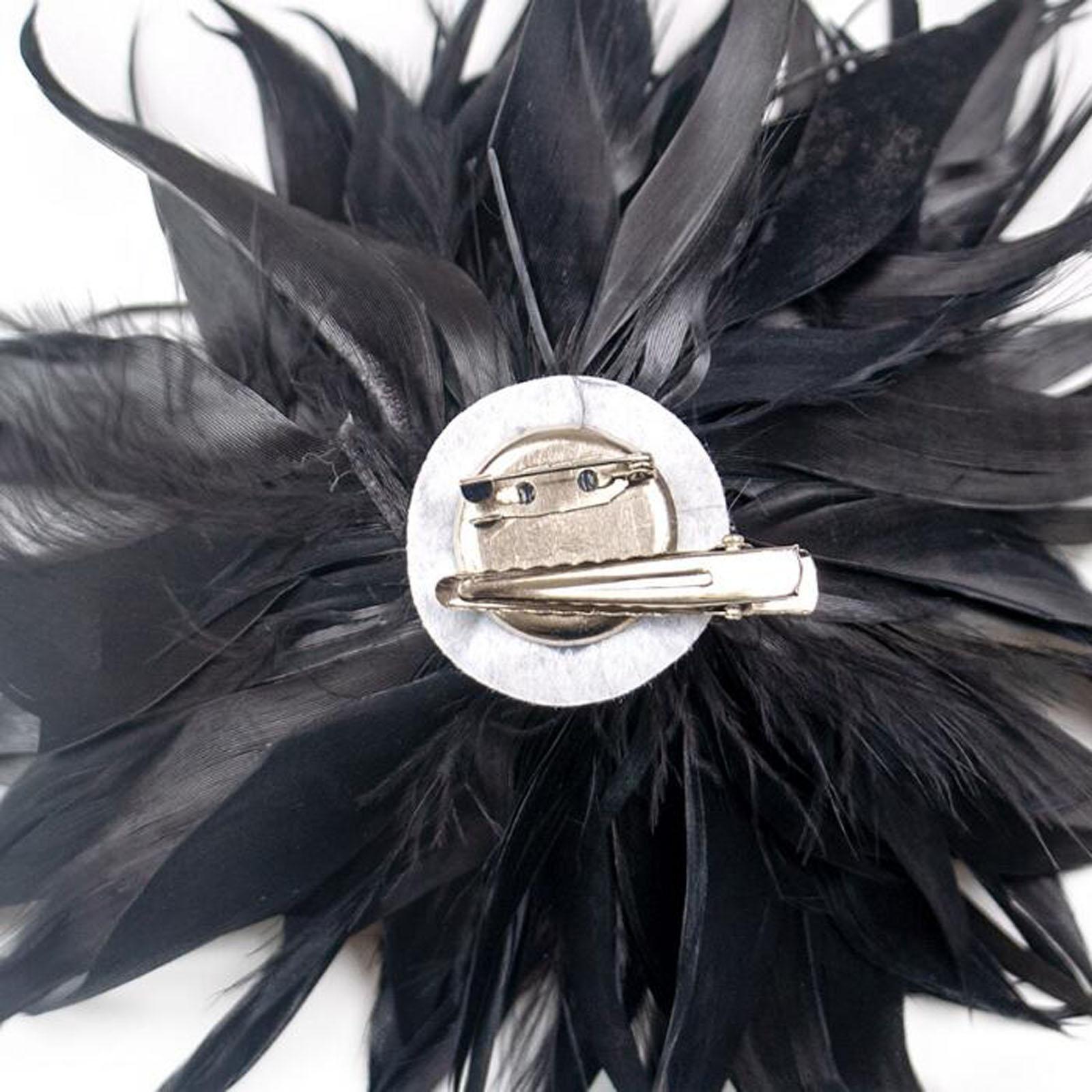 Броши с перьями