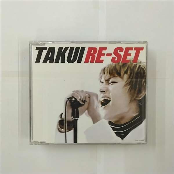 

CD TAKUI; TAKUI NAKAJIMA - RE-SET COCA15468PROMO Japan ObiJapanese Pop/Rock Used