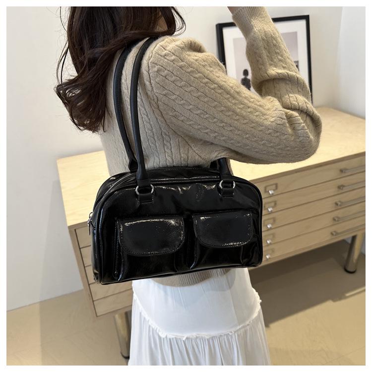 Autumn 2024 Lux Retro Small Square Bag: Chic Handheld & Shoulder Underarm Design