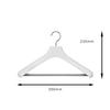 Shinko Hanger Formal Hangers, 39cm Wide x 6.3cm Thick, Roomy, Prevents Sagging, Non-Slip Stop Bar, Rotating Hooks, Stylish, Fits Suits, Shirts, Jacket