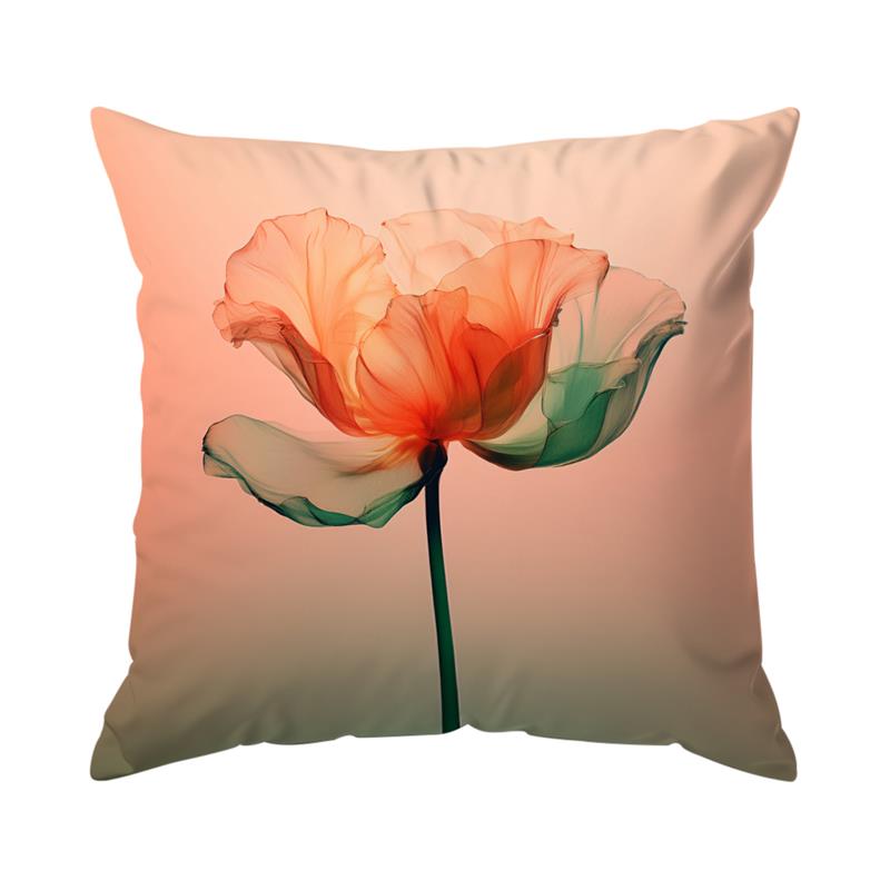 X-Ray Image Flowers Pillowcase Throw Pillow Cover Nordic Vintage Style Cushion Covers Home Living Room Sofa Couch Seat Decor