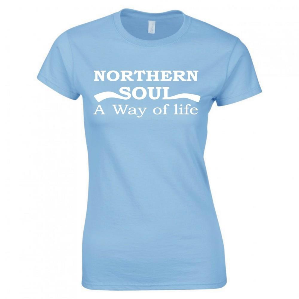 Northern Soul A Way Of Life Ladies Skinny Fit Tshirt S
