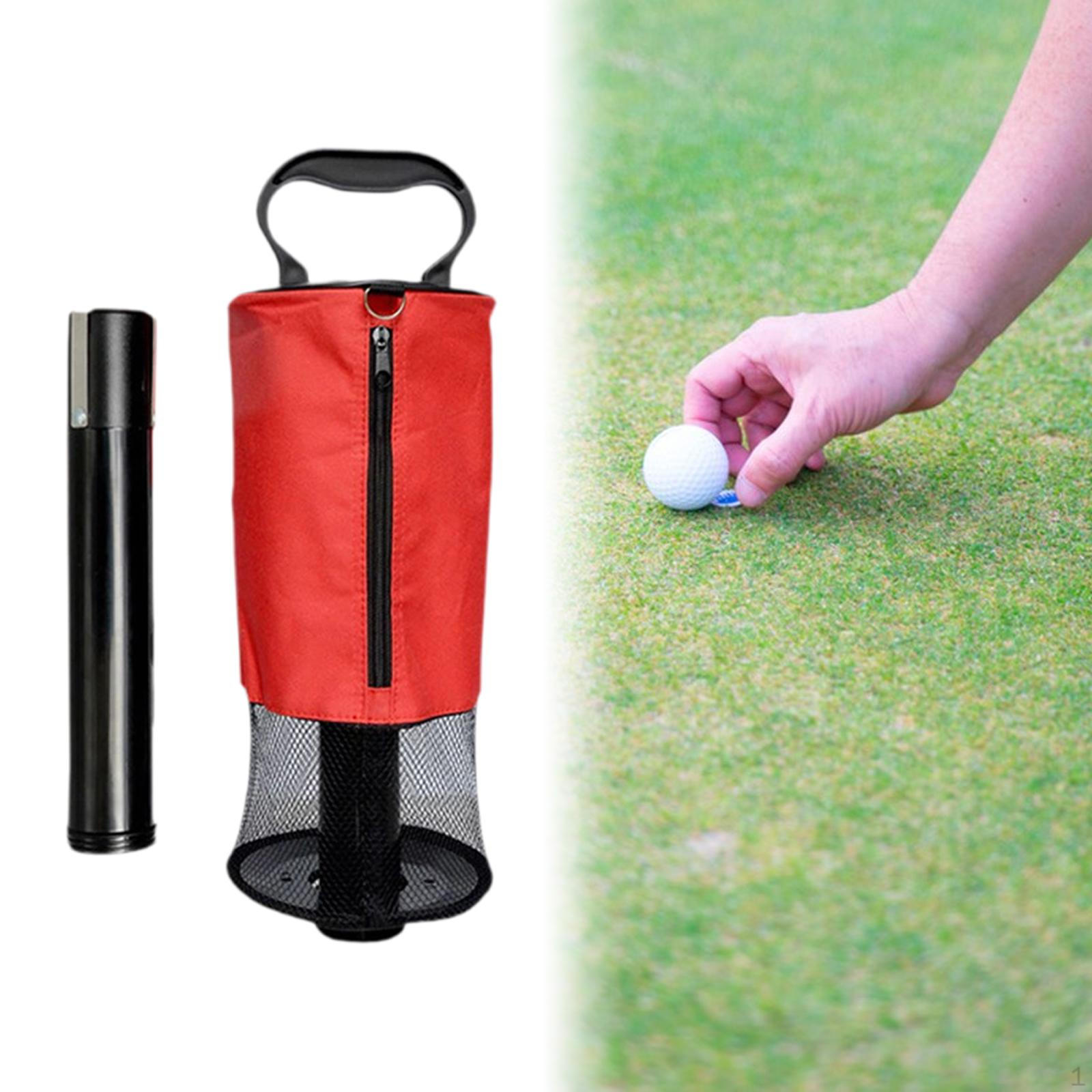 

Сумка для извлечения мячей для гольфа Сборщик оборудования со съемной трубкой