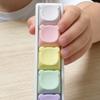 Stress Relief Button Toy Keyboard Fidget Toy with Crisp Clicking Sound Lightweight Portable Anxiety Relief Keychain Focus Aid Toy