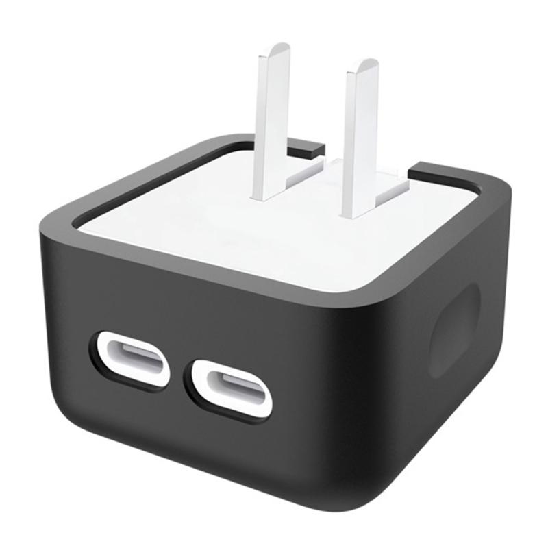 Soft Silicone Protective Cover Case For 35W Double USB C Port Charging Head Shockproof Dustproof Design